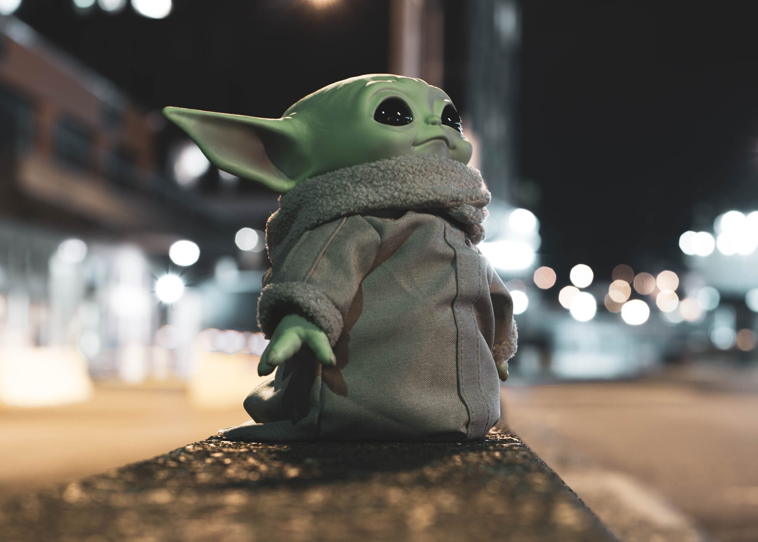 Baby Yoda in the City Figure